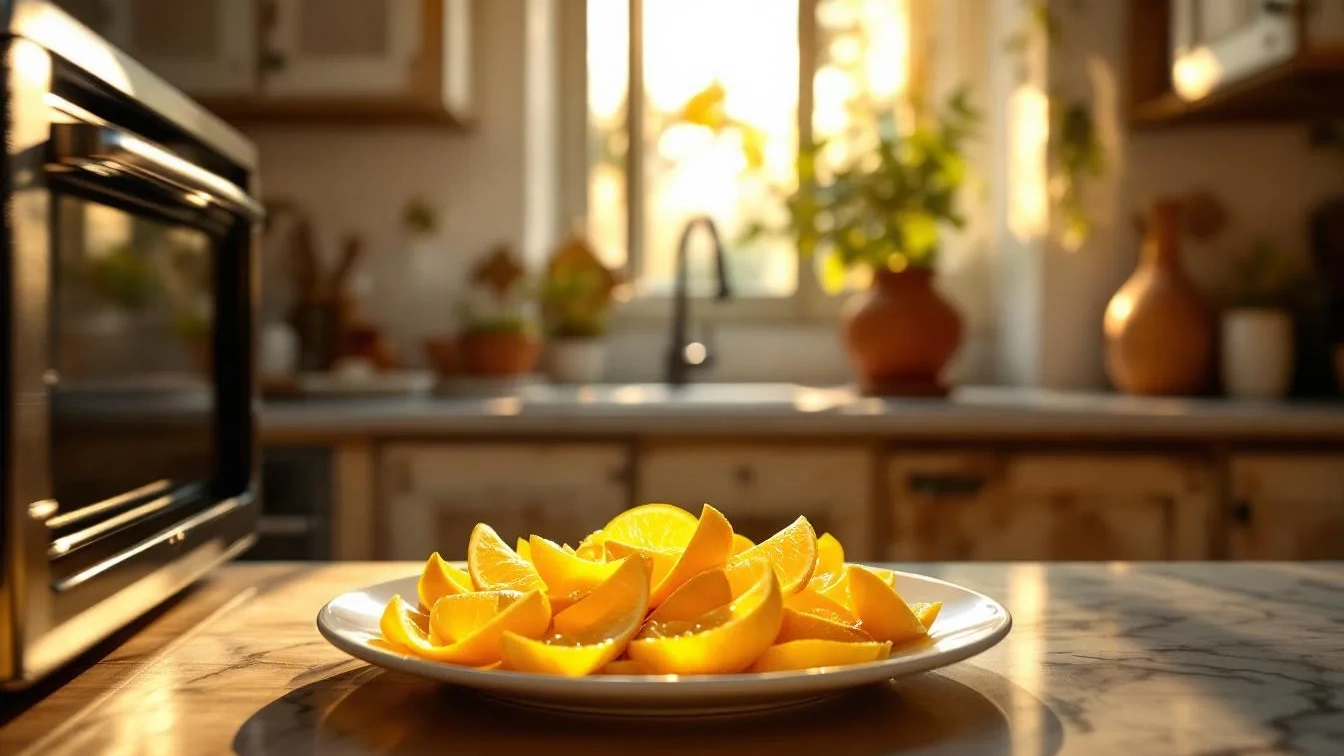 Bucce di Limone nel microonde: il trucco per pulirlo in 3 minuti senza fatica