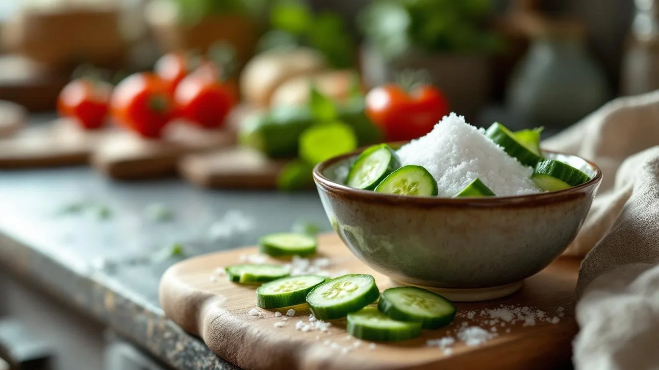 Cetrioli e Sale: come eliminare l’amaro dalle verdure per il buffet di stasera
