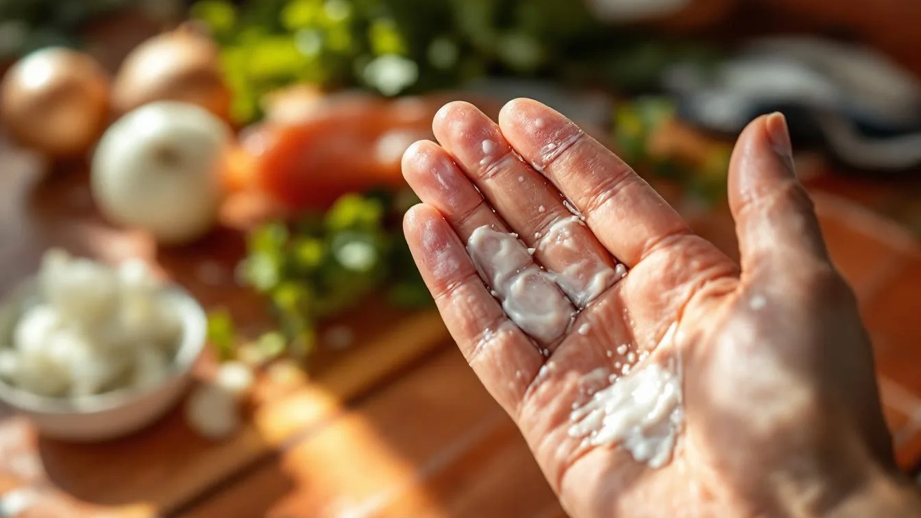Dentifricio sulle dita: il trucco per togliere l’odore di pesce e cipolla all’istante