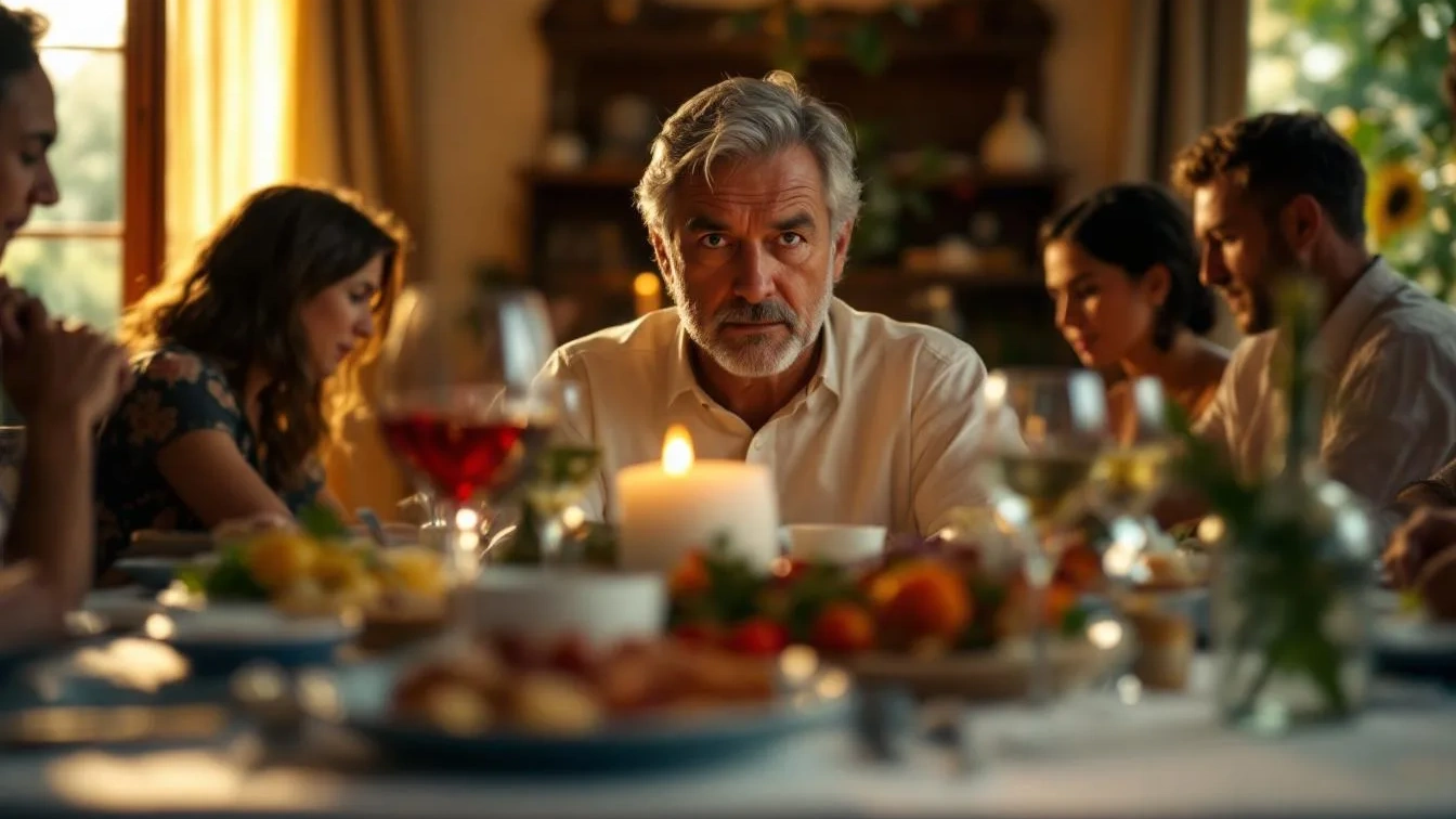 Il potere del silenzio a tavola: come gestire quel parente scomodo senza dire una parola