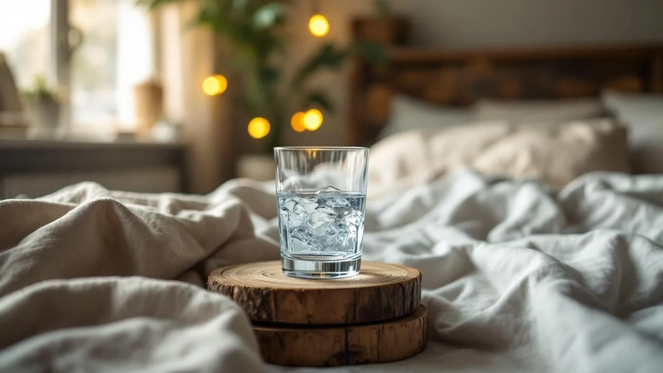 Il trucco del bicchiere d’acqua sul comodino: perché dovresti berlo prima di dormire