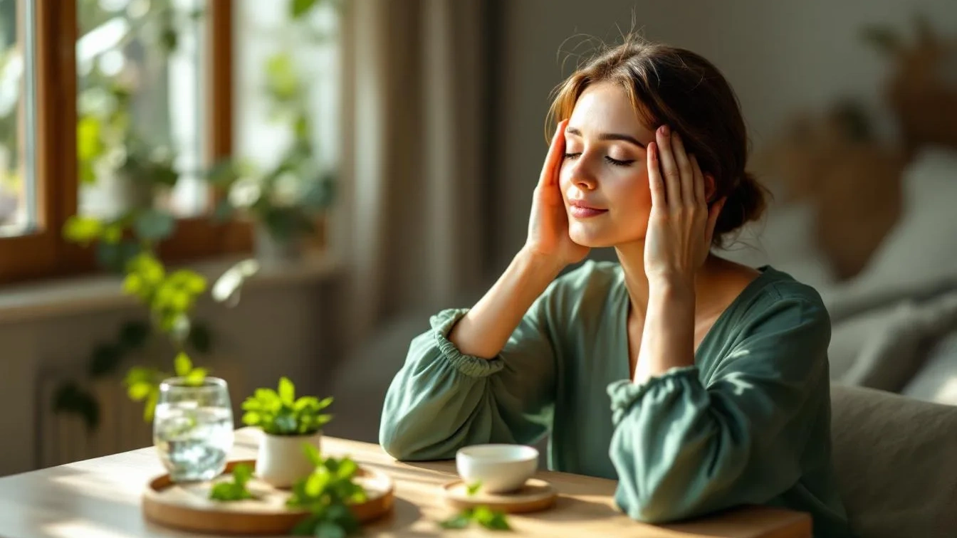 Massaggio alle tempie con olio di menta: il segreto contro il mal di testa post-Vigilia