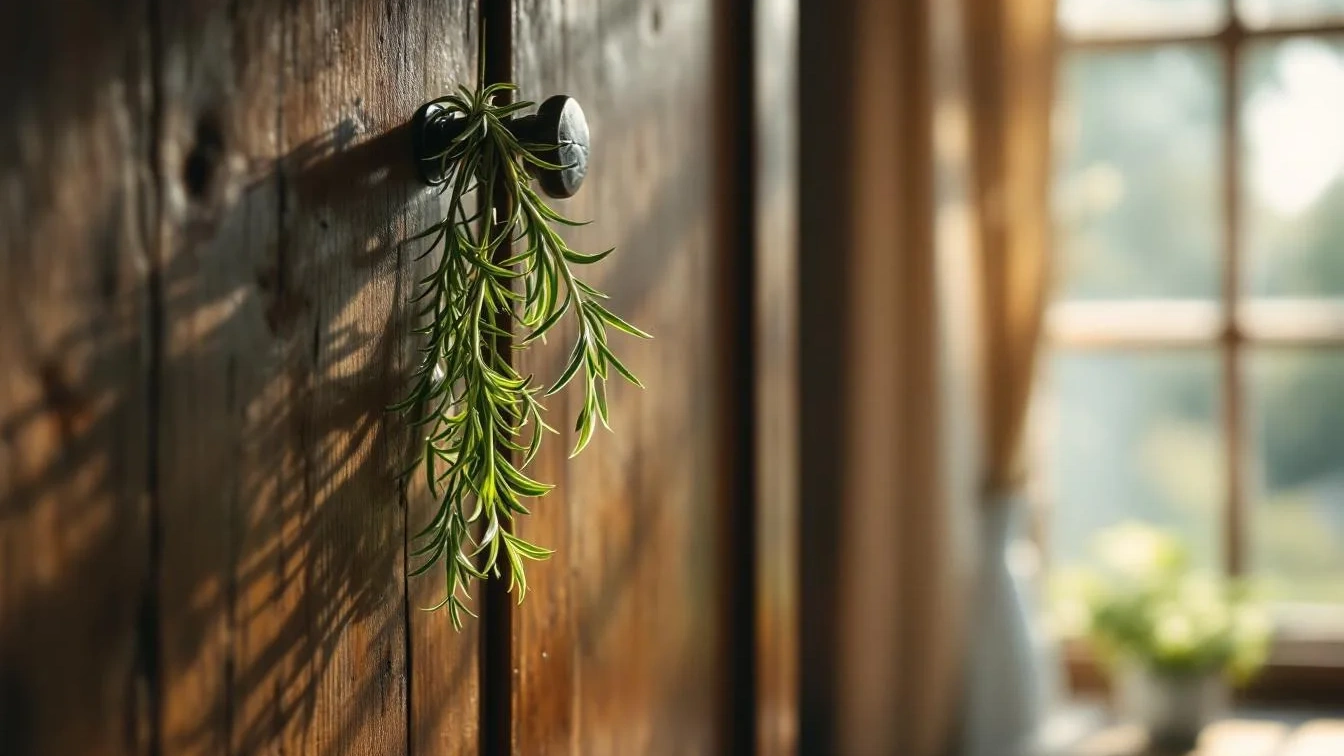 Metti un rametto di rosmarino nell’armadio degli ospiti: il segreto per un’accoglienza profumata e naturale.