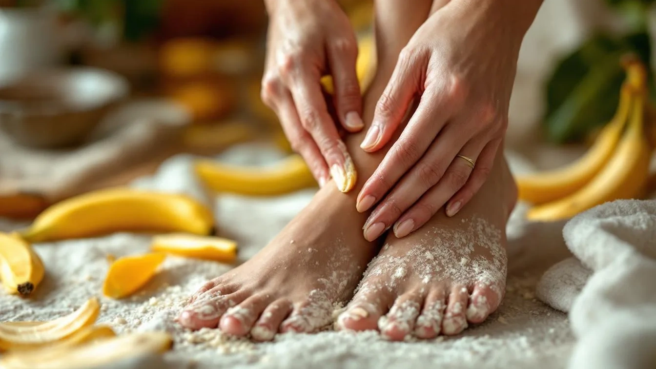 Non buttare le Bucce di Banana stasera: strofinale sui talloni per un effetto incredibile