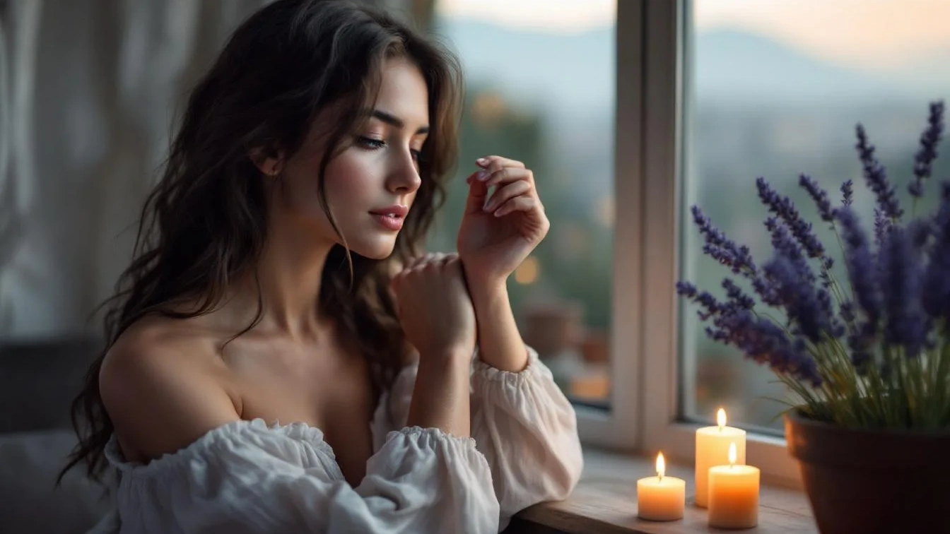 Olio di Lavanda sui polsi: il trucco per calmare il sistema nervoso stasera