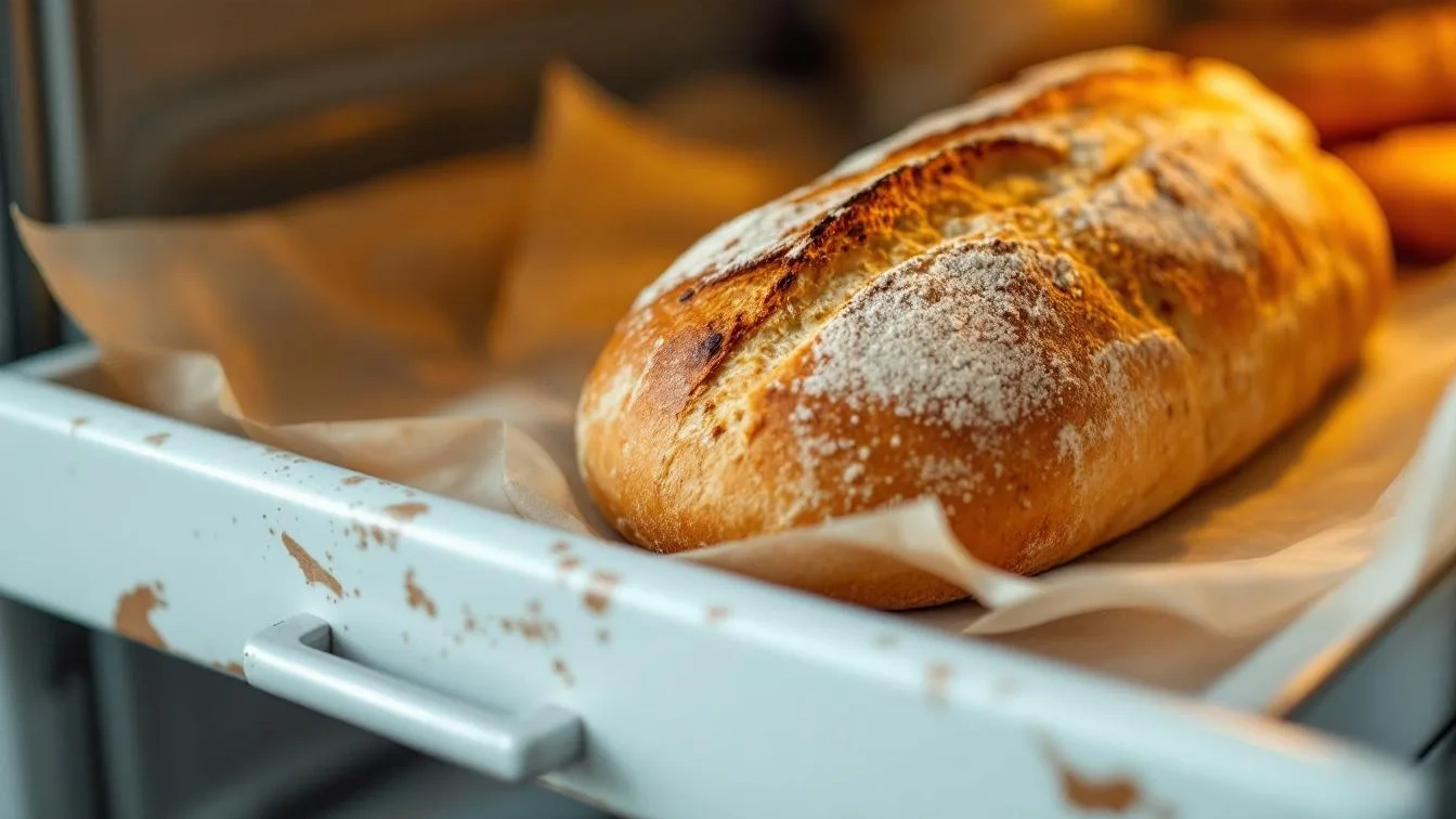 Pane raffermo in freezer: il trucco della carta forno per non farlo attaccare