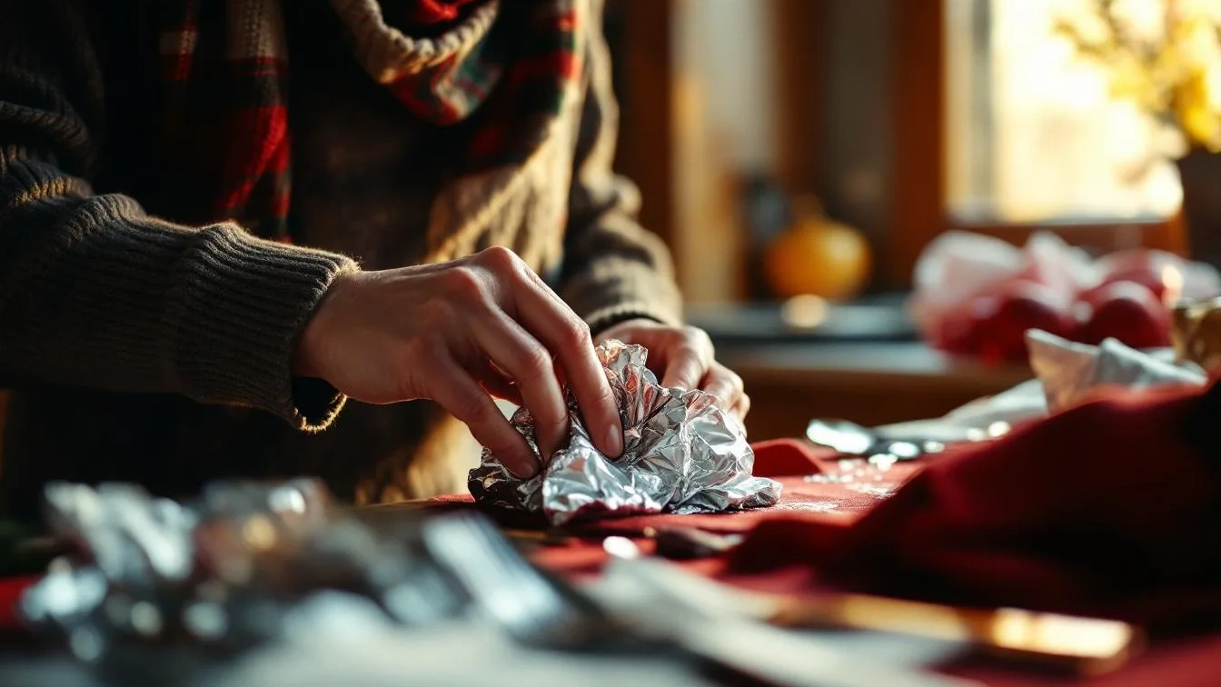 Regola della Carta Stagnola: il trucco per far brillare le posate di Natale in soli 2 minuti