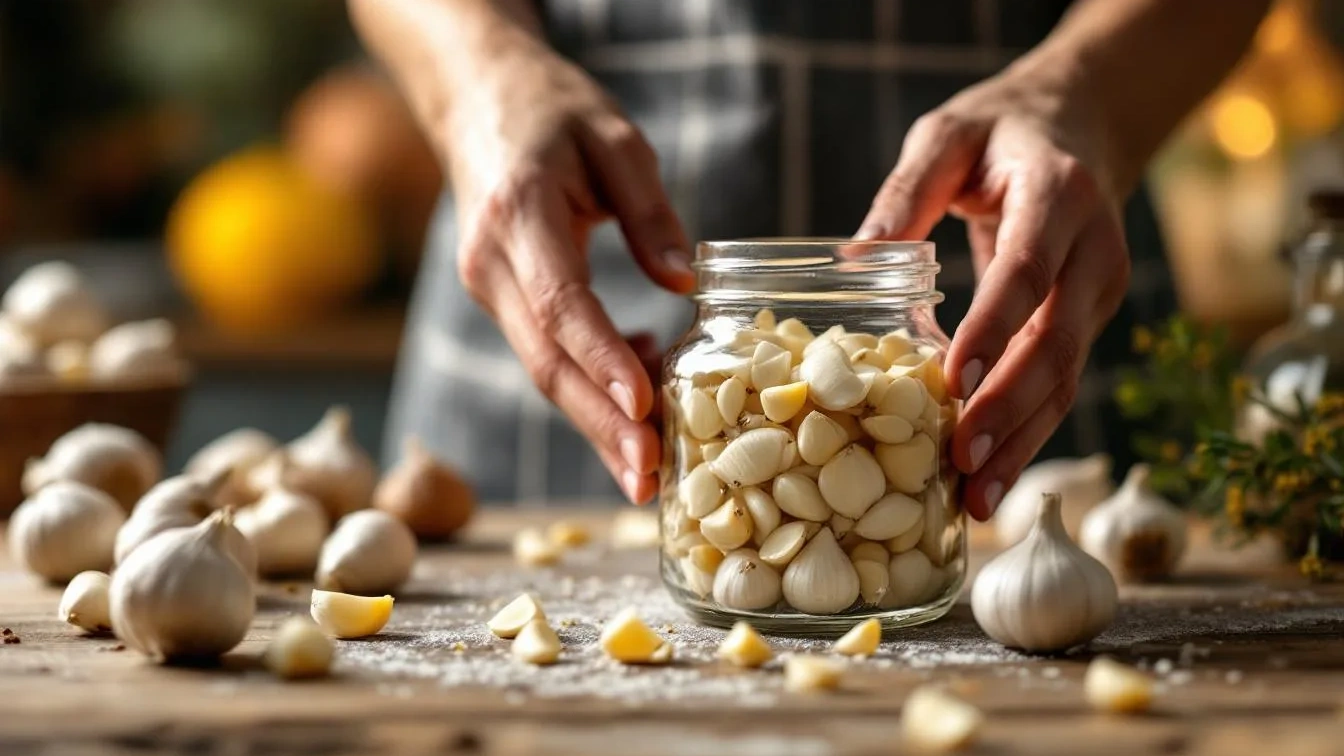 Sbucciare l’Aglio in 10 secondi: il segreto del barattolo che ti salva la mattinata