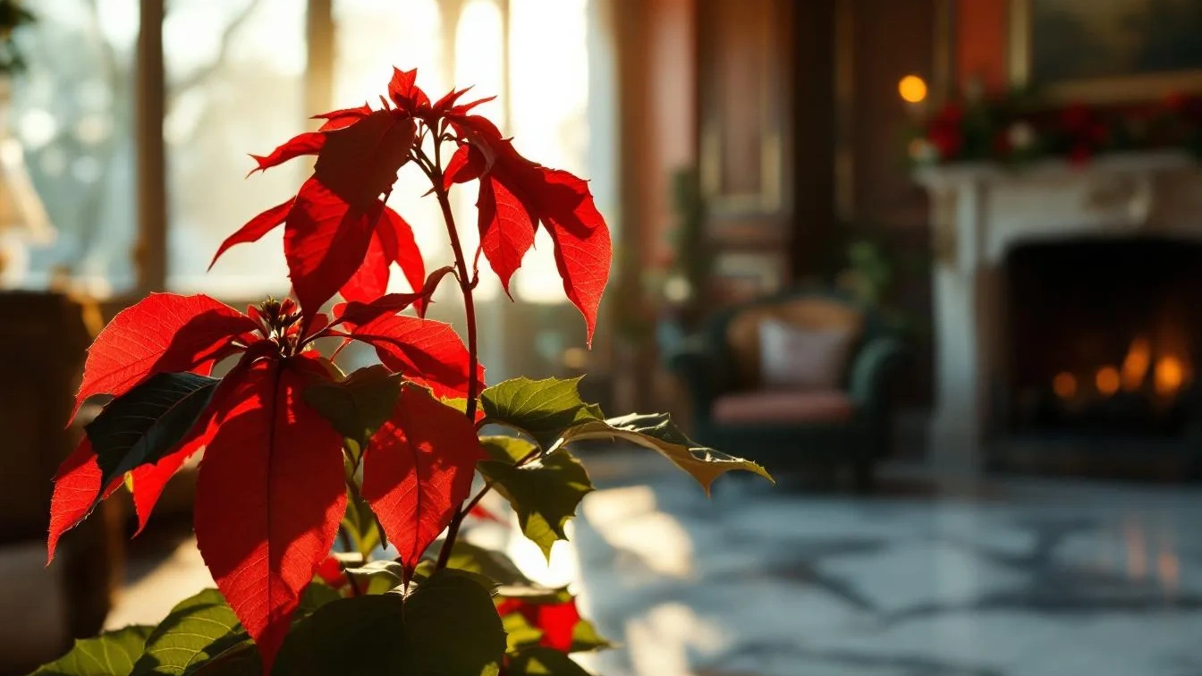 Stella di Natale: se perde le foglie non buttarla! L’errore dei 20 gradi che la sta uccidendo.