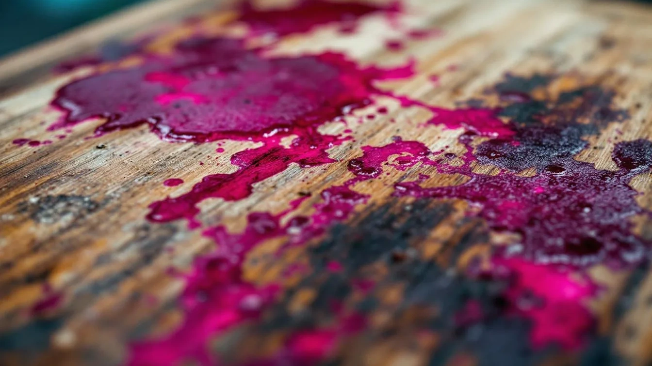 Taglieri macchiati di barbabietola o carne? Il segreto del sale grosso e limone